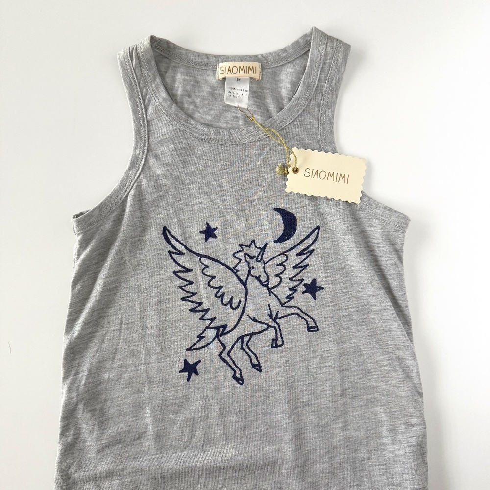 NWT Siaomimi Play Unicorn Pegasus Tank size 8Y